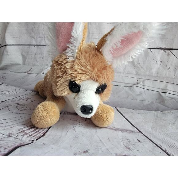 Wildlife Artists Plush Fennec Fox Tan Stuffed Animal Realistic 11in 2017 #1000 - Picture 3 of 10